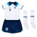 England Bukayo Saka #17 Hjemmebanesæt Børn VM 2022 Kortærmet (+ Korte bukser)